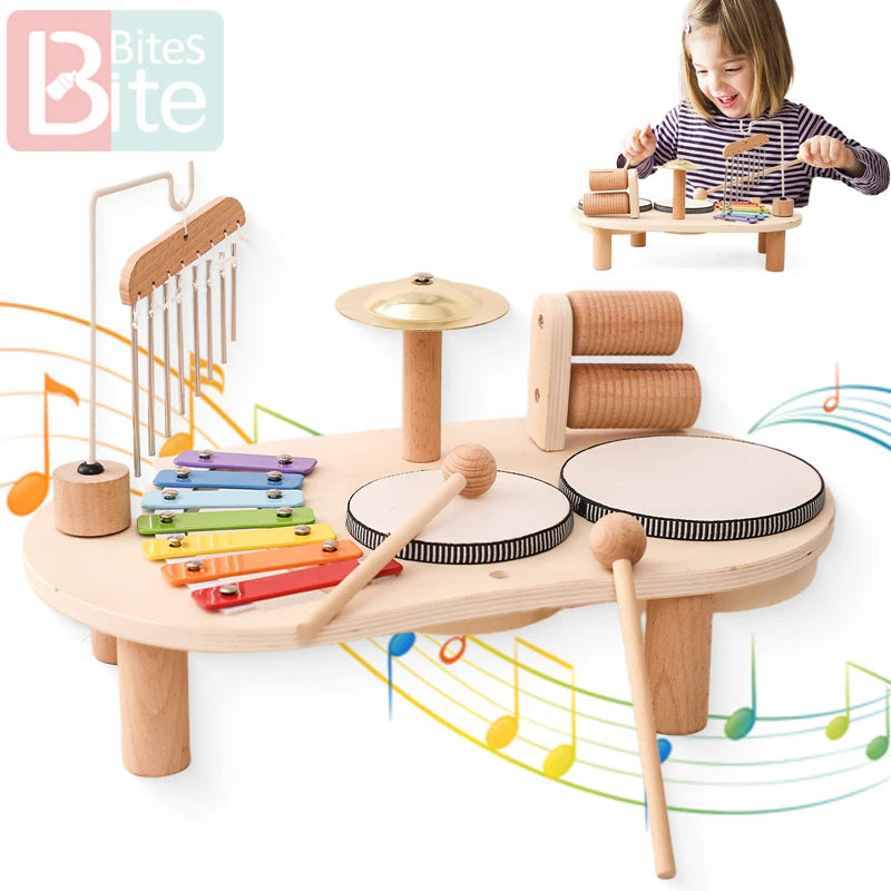 Wooden Baby Xylophone – Montessori Musical Toy for Early Learning