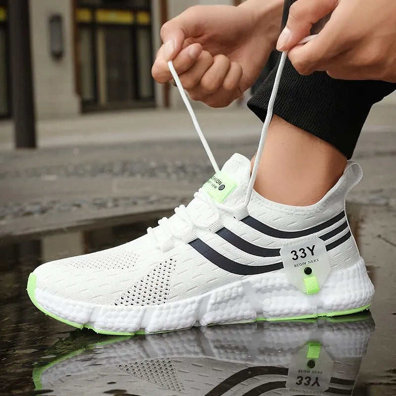 Men’s Breathable Mesh Running Trainers