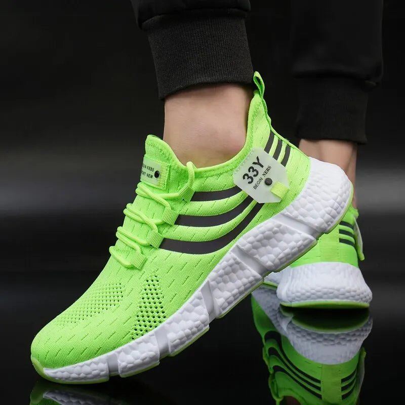 Men’s Breathable Mesh Running Trainers