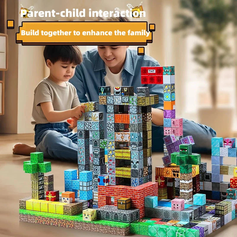 Magnetic Builder’s Table – Creative Construction Set for Kids