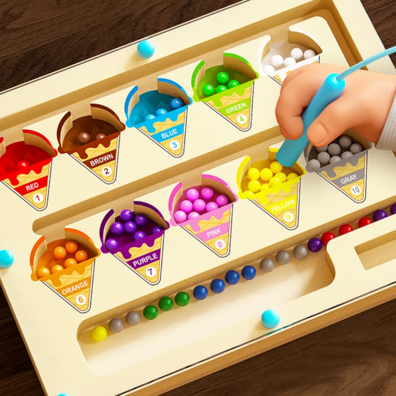 Magnetic Number Maze – Concentration & Counting Fun for Little Learners