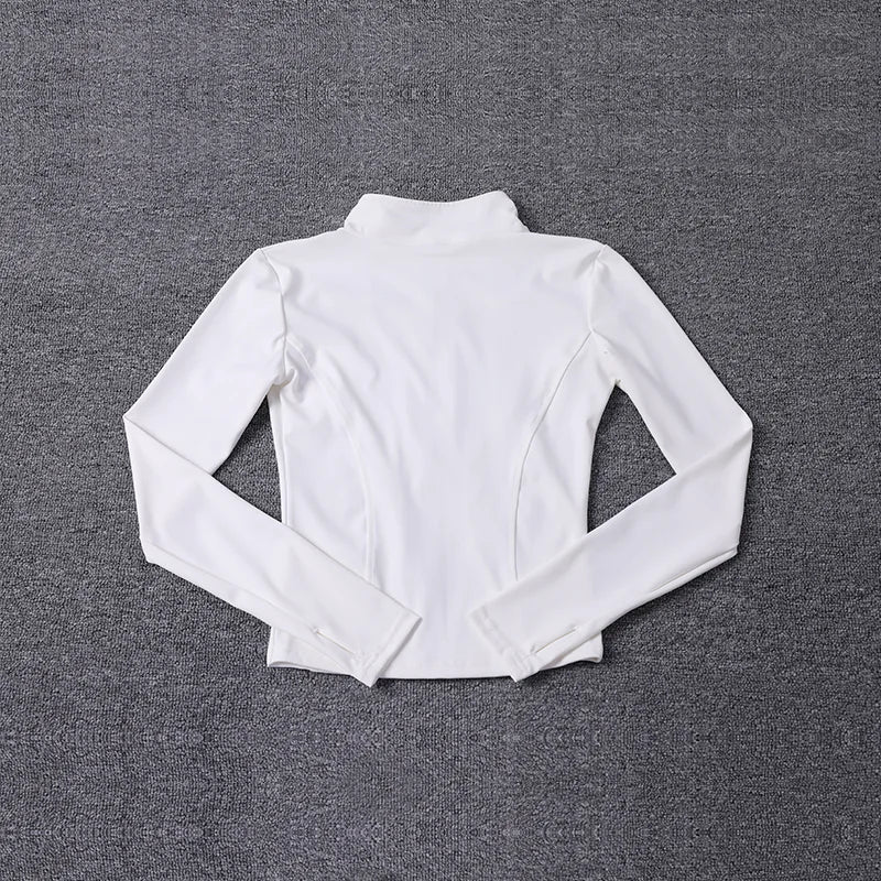 Women’s Long Sleeve Sports Jacket – Gym & Yoga Training Wear